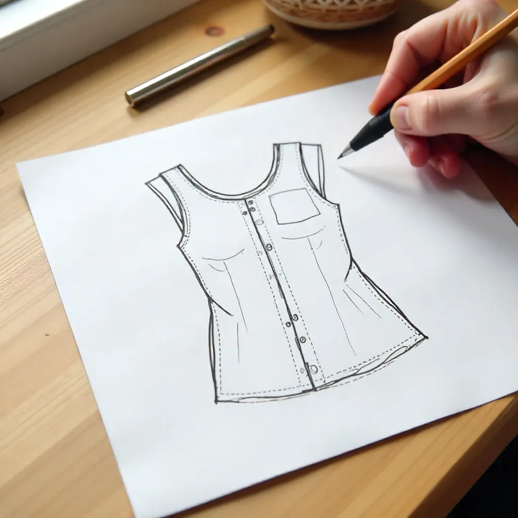 تصویر مربوط به نوشته رسم الگوی پایه بالاتنه پشت به روش متد متریک